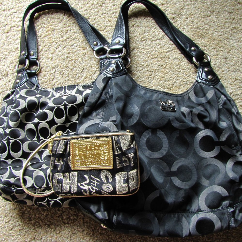 Coach Bag and Wristlet Bundle